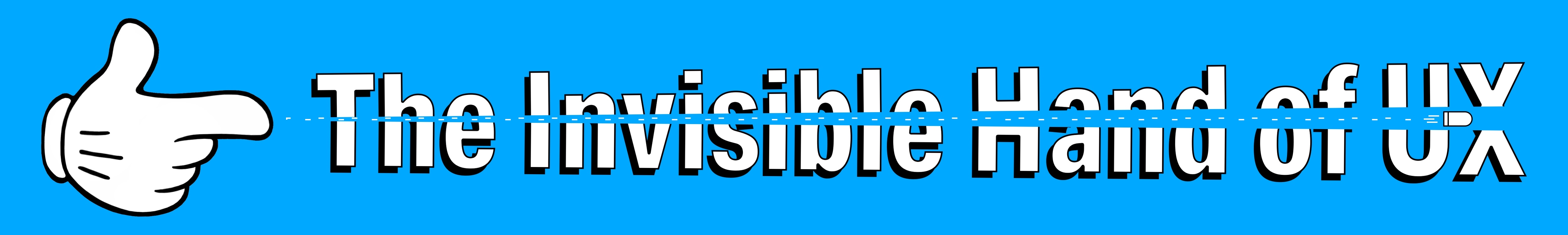 The Invisible Hand of UX — color banner
