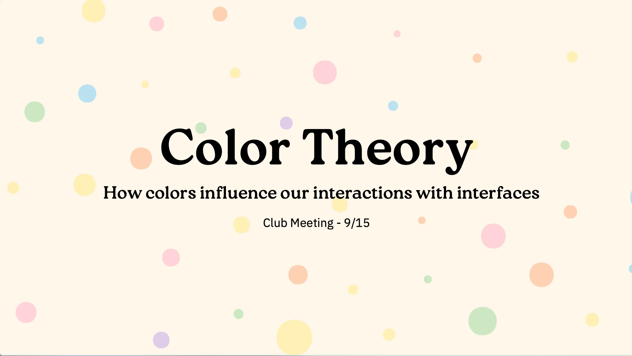 Color Theory