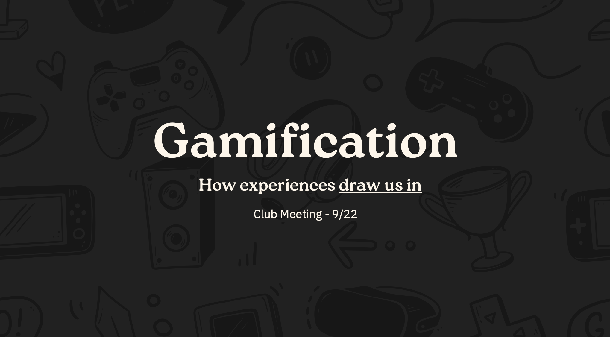 Club Meeting 9-22