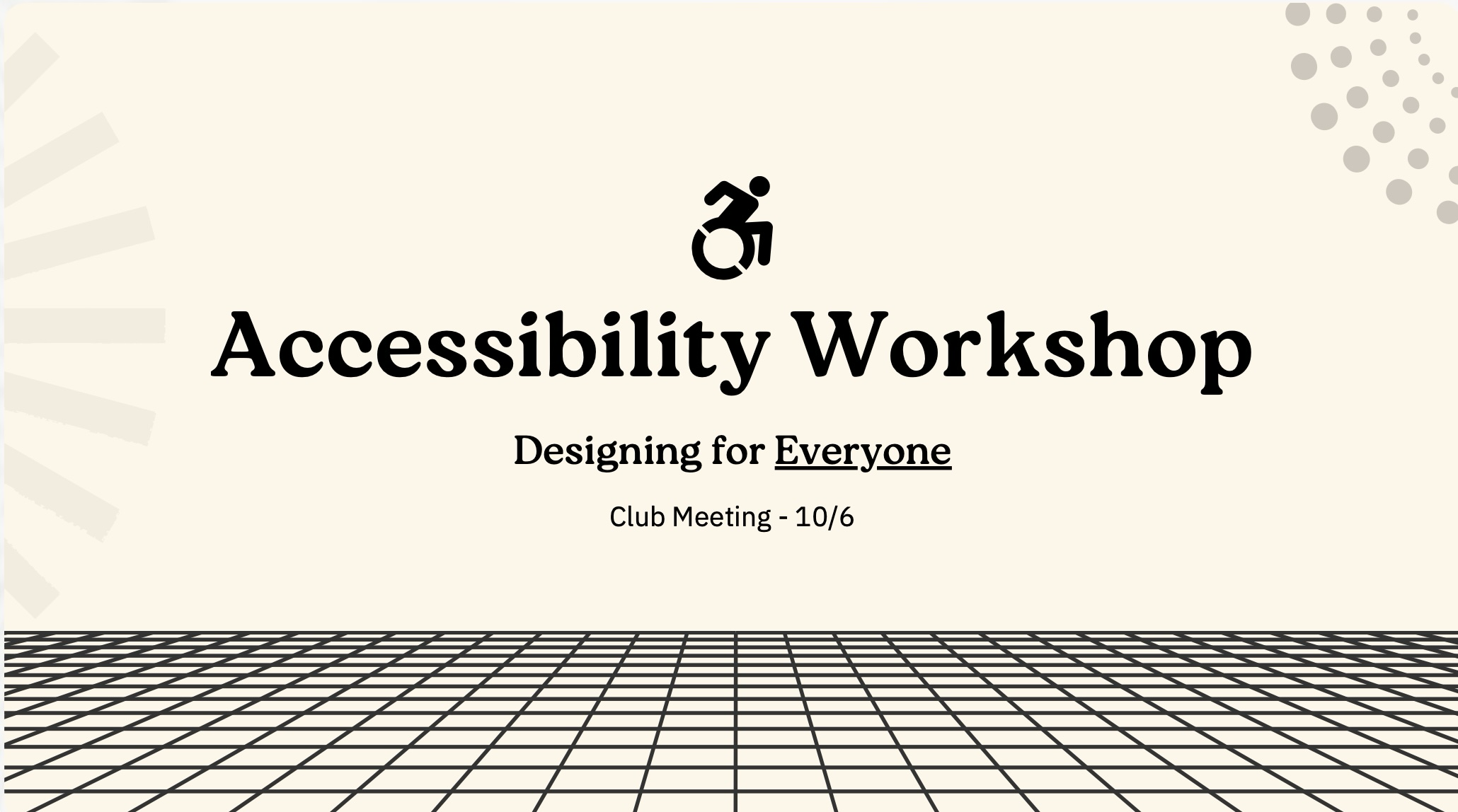 Club Meeting 10-6